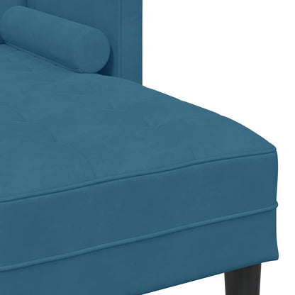 Sofa Set 2 pcs Blau 173 x 131 x 67 cm Samt