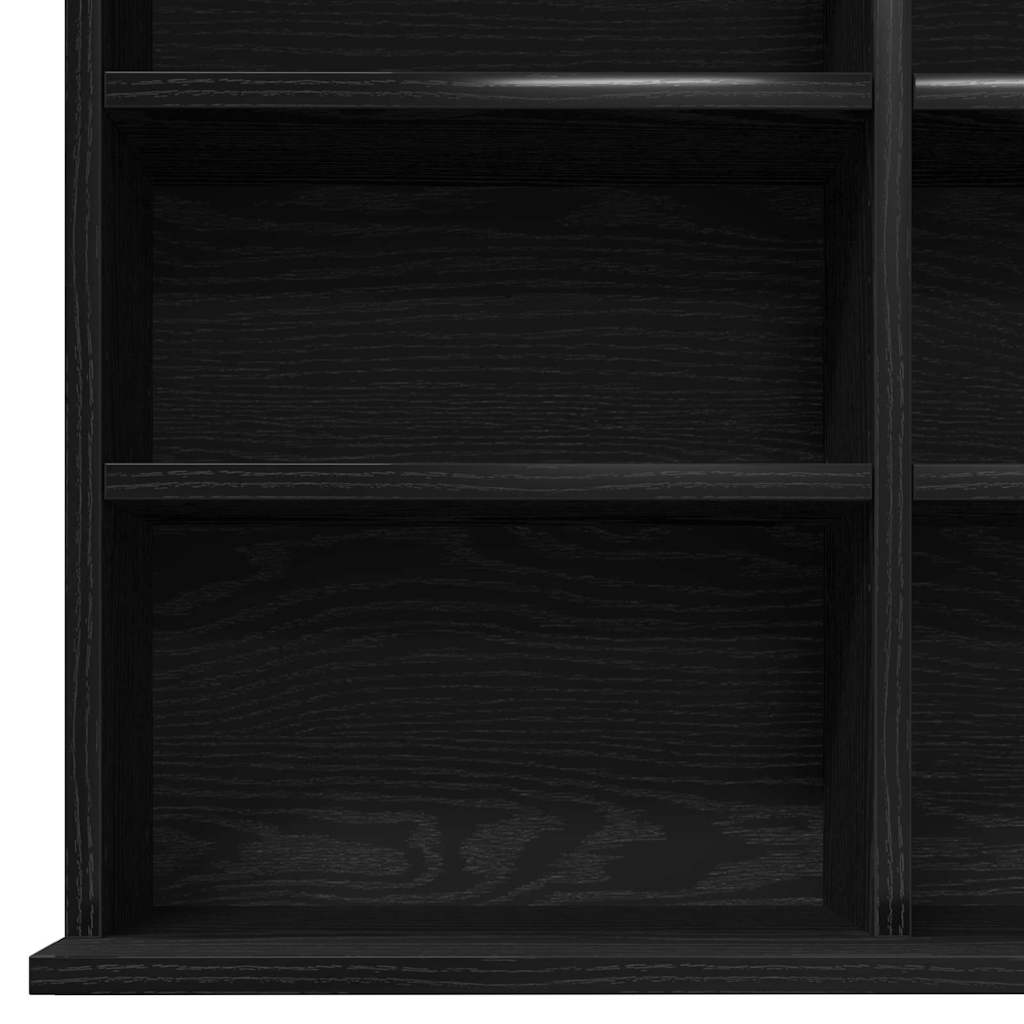 CD-Schrank Schwarze Eiche 101 x 23 x 177,5 cm Holzwerkstoff
