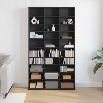 CD-Schrank Schwarze Eiche 101 x 23 x 177,5 cm Holzwerkstoff