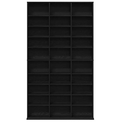 CD-Schrank Schwarze Eiche 101 x 23 x 177,5 cm Holzwerkstoff
