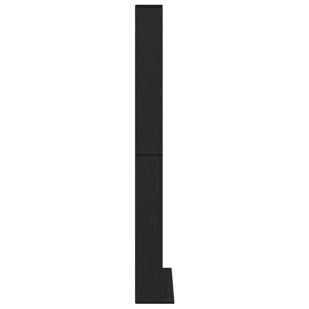 CD-Schrank Schwarze Eiche 101 x 23 x 177,5 cm Holzwerkstoff