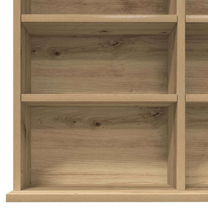 CD-Schrank Eiche handwerklich 101 x 23 x 177,5 cm Holzwerkstoff