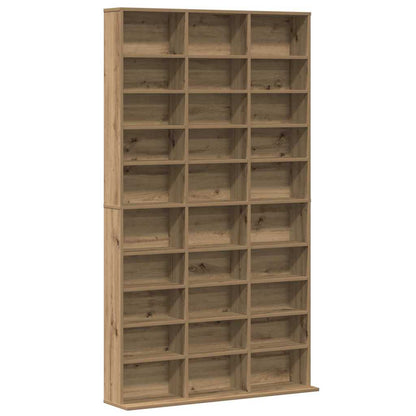 CD-Schrank Eiche handwerklich 101 x 23 x 177,5 cm Holzwerkstoff