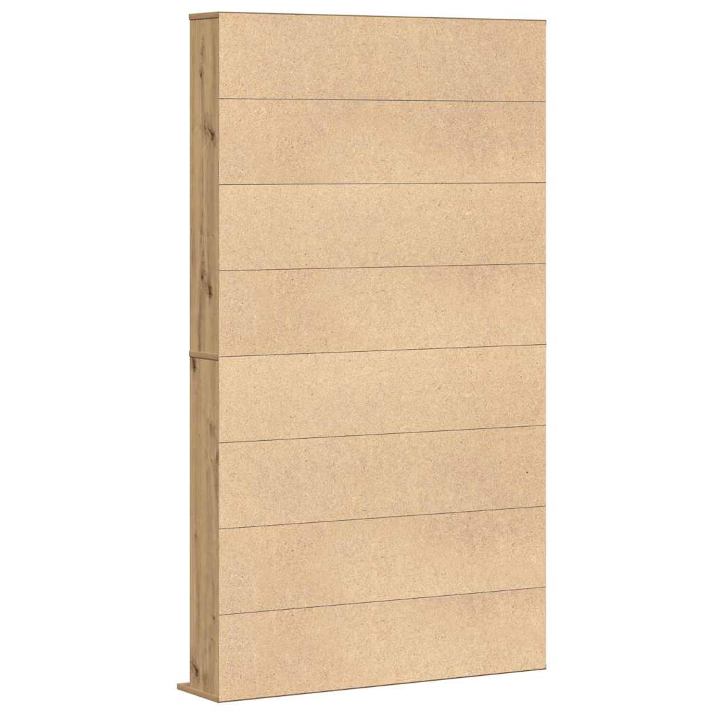 CD-Schrank Eiche handwerklich 101 x 23 x 177,5 cm Holzwerkstoff