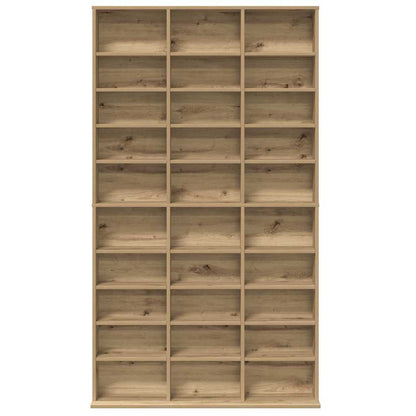 CD-Schrank Eiche handwerklich 101 x 23 x 177,5 cm Holzwerkstoff