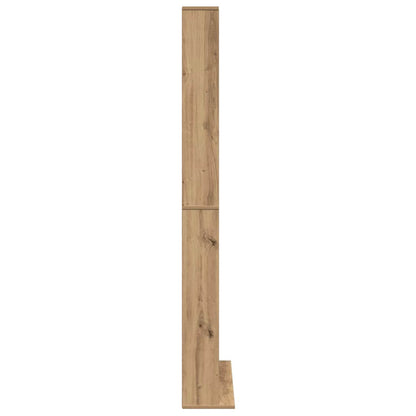 CD-Schrank Eiche handwerklich 101 x 23 x 177,5 cm Holzwerkstoff