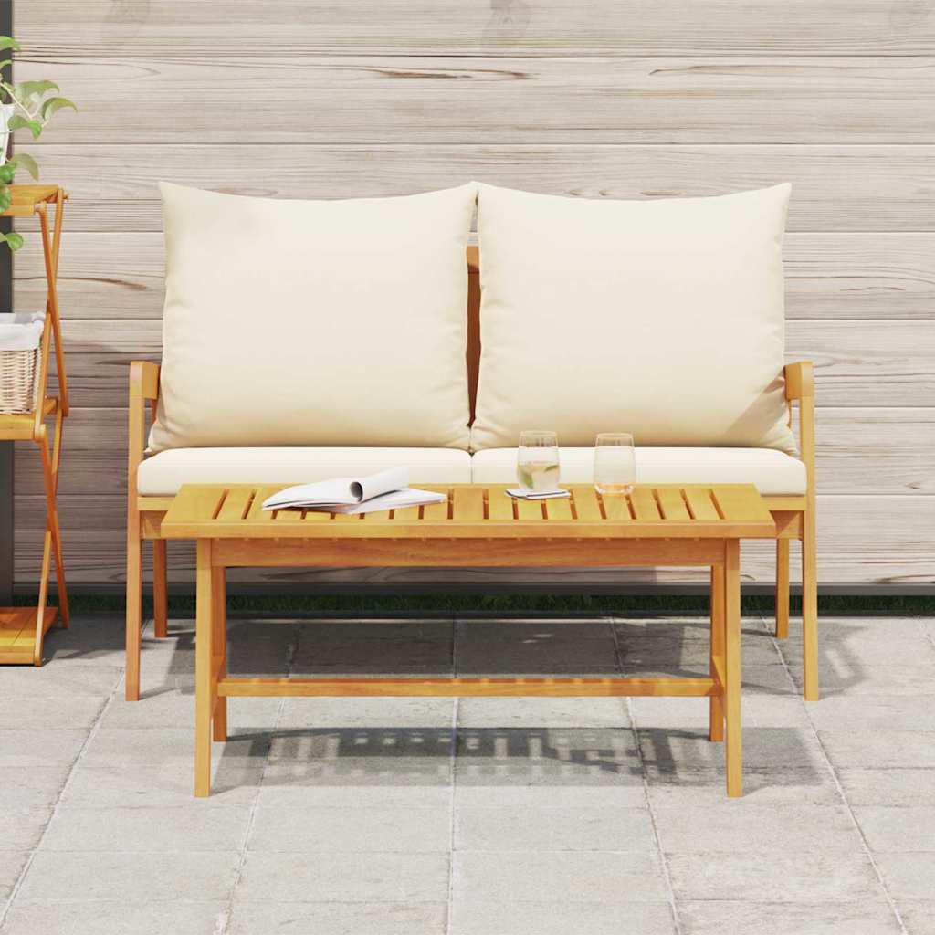 Couchtisch Braun Massivholz Akazie