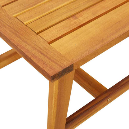 Beistelltisch Braun Massivholz Akazie