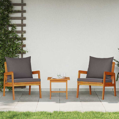 Bistrogarnitur Braun 45 x 45 x 38cm Massivholz Akazie