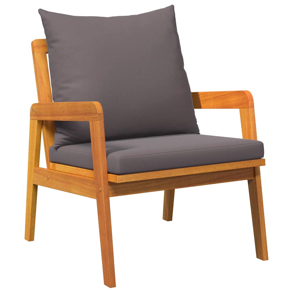 Bistrogarnitur Braun 45 x 45 x 38cm Massivholz Akazie