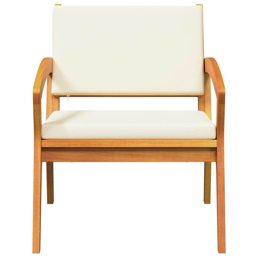 Gartenstuhl 2 pcs Braun Massivholz Akazie