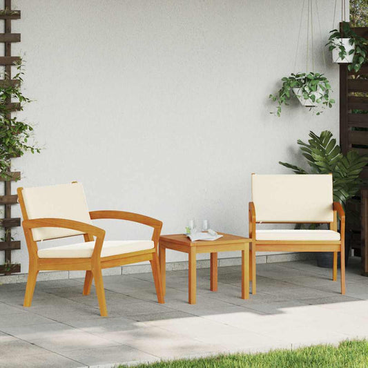 Bistrogarnitur Braun 45 x 45 x 38cm Massivholz Akazie