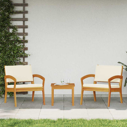 Bistrogarnitur Braun 45 x 45 x 38cm Massivholz Akazie