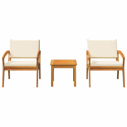 Bistrogarnitur Braun 45 x 45 x 38cm Massivholz Akazie