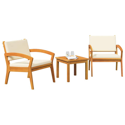 Bistrogarnitur Braun 45 x 45 x 38cm Massivholz Akazie