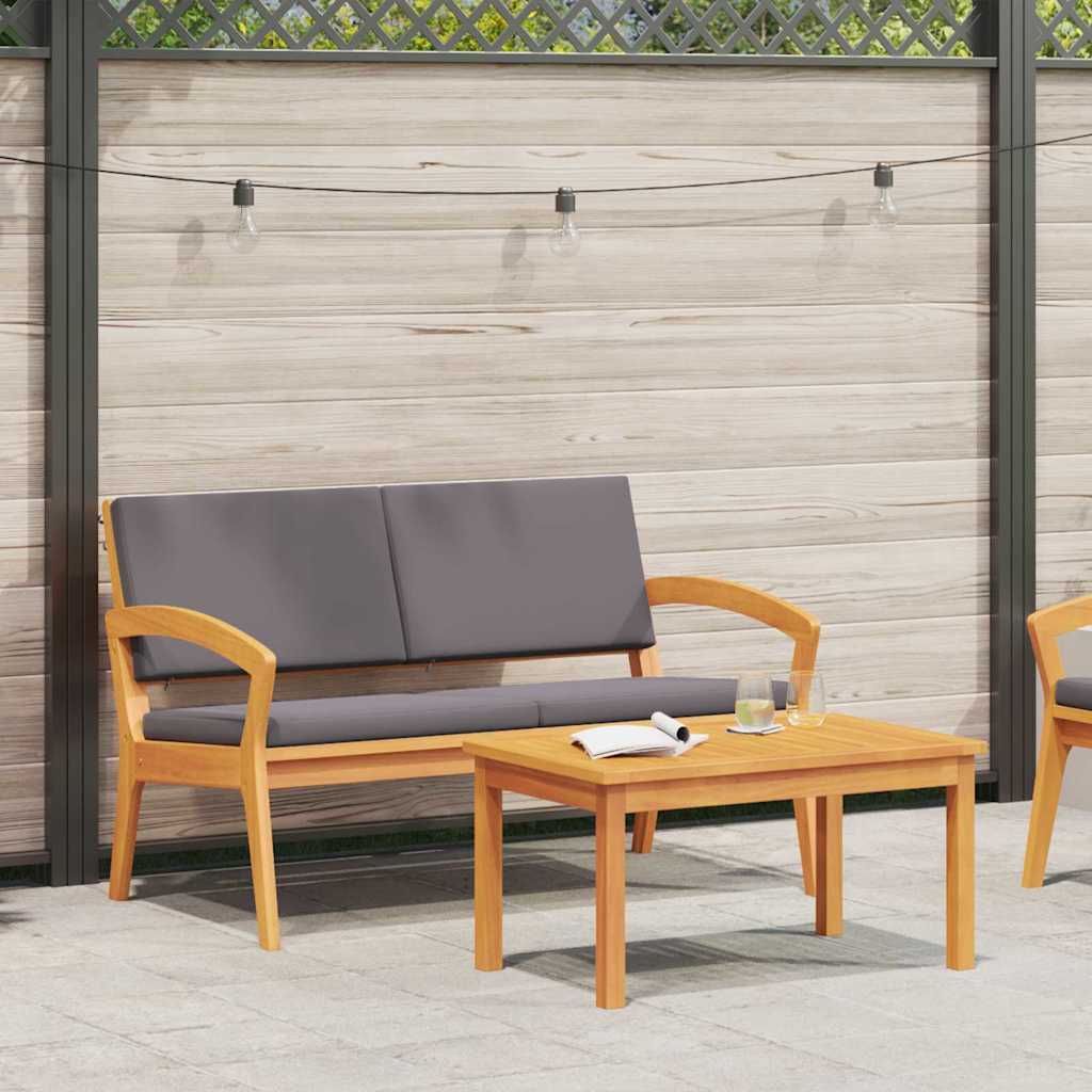 Bistrogarnitur 2 pcs Braun Massivholz Akazie