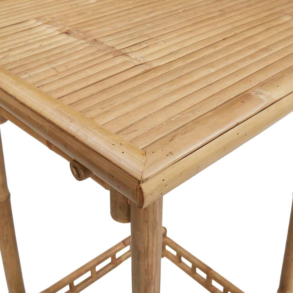 Garten-Bartisch Quadratisch 55x55x100 cm Bambus