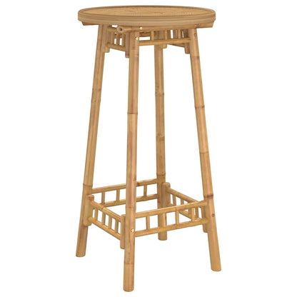 Garten-Bartisch Rund Ø55x100 cm Bambus