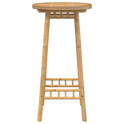 Garten-Bartisch Rund Ø55x100 cm Bambus