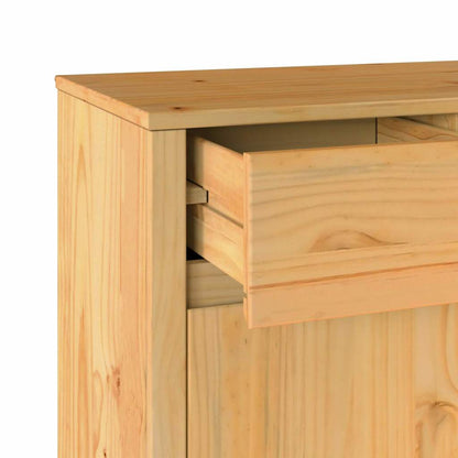Braun 114 x 43 x 75.5 cm Massivholz Kiefer