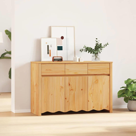 Braun 114 x 43 x 75.5 cm Massivholz Kiefer