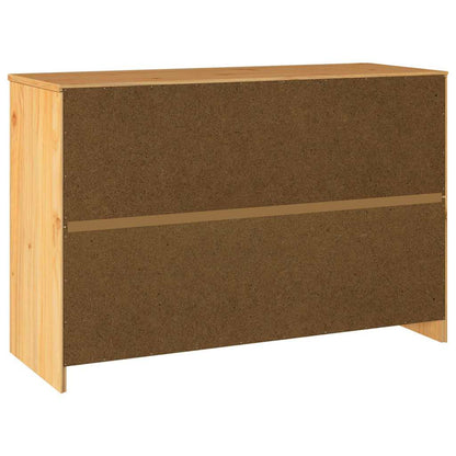 Braun 114 x 43 x 75.5 cm Massivholz Kiefer