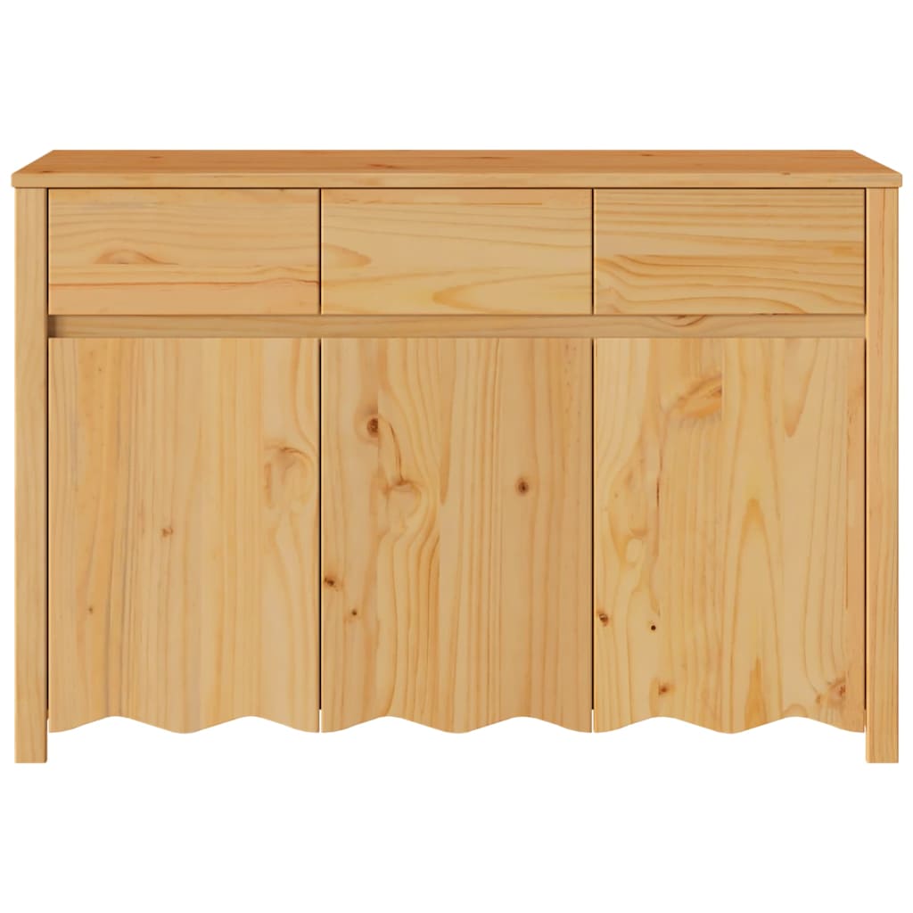 Braun 114 x 43 x 75.5 cm Massivholz Kiefer