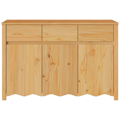 Braun 114 x 43 x 75.5 cm Massivholz Kiefer