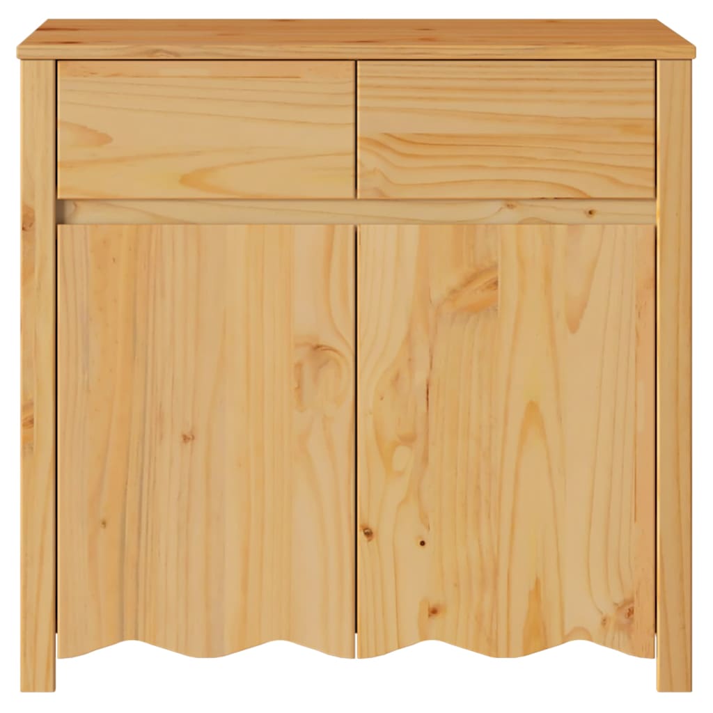 Sideboard Braun 79 x 43 x 75,5 cm Massivholz Kiefer