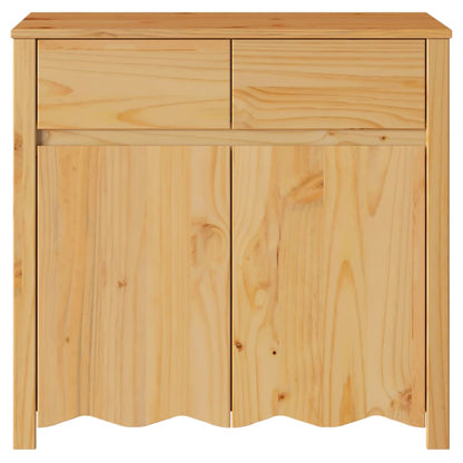 Sideboard Braun 79 x 43 x 75,5 cm Massivholz Kiefer