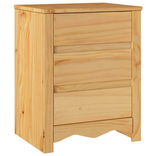 Nachttisch Drammen Eiche 45 x 35 x 56 cm Massivholz Kiefer