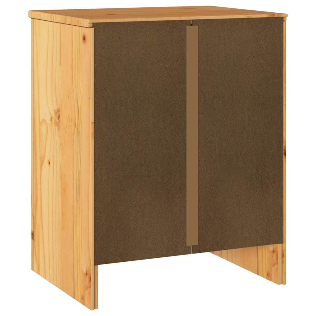 Nachttisch Eiche 45 x 35 x 56 cm Massivholz Kiefer