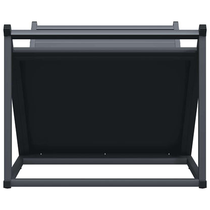 Brennholzregal Anthrazit 70x43x34,5 cm Kaltgewalzter Stahl