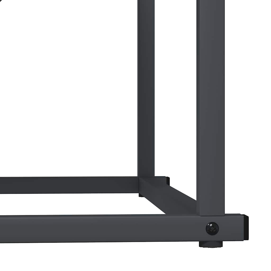 Brennholzregal Anthrazit 70x43x34,5 cm Kaltgewalzter Stahl