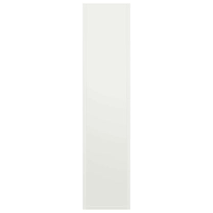 Brennholzregal Weiß 50x23x100 cm Kaltgewalzter Stahl