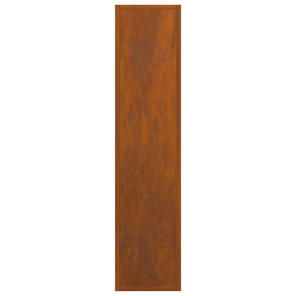 Brennholzregal 50x23x100 cm Wetterfester Stahl