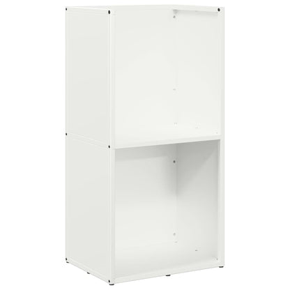 Brennholzregal Weiß 40x30x80 cm Kaltgewalzter Stahl