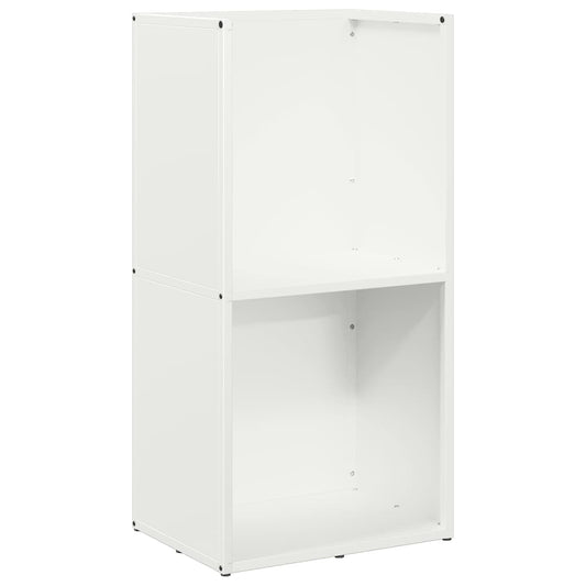 Brennholzregal Weiß 40x30x80 cm Kaltgewalzter Stahl