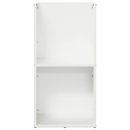 Brennholzregal Weiß 40x30x80 cm Kaltgewalzter Stahl