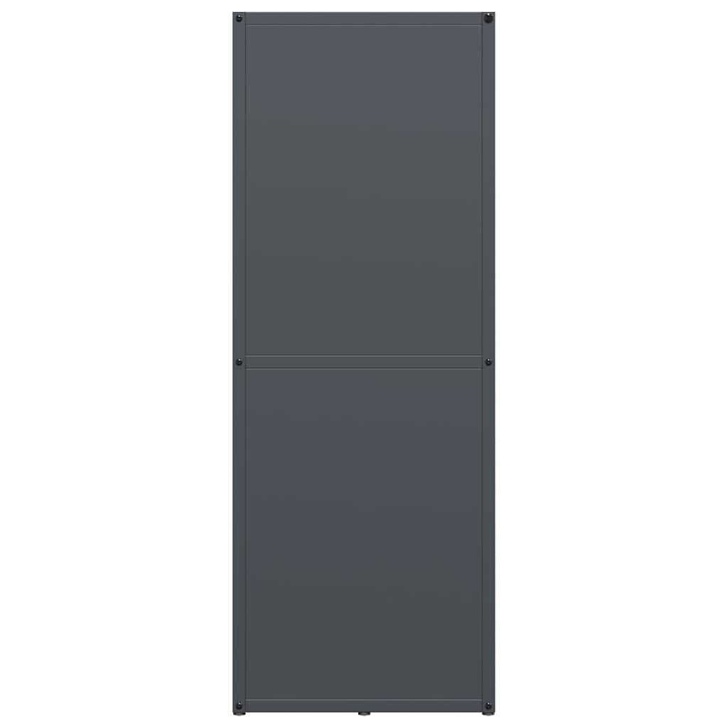 Brennholzregal Anthrazit 40x30x80 cm Kaltgewalzter Stahl