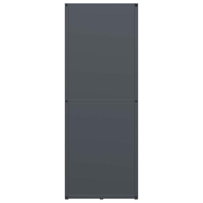 Brennholzregal Anthrazit 40x30x80 cm Kaltgewalzter Stahl