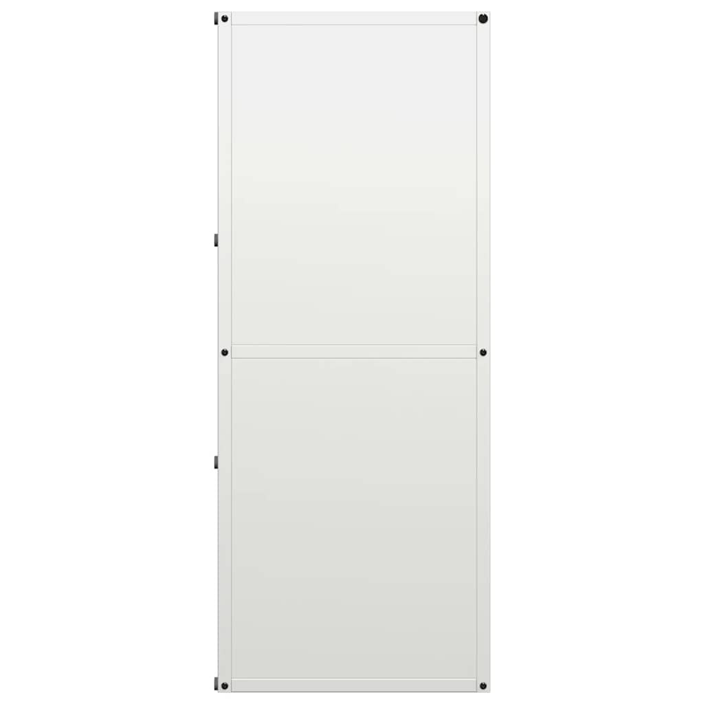 Brennholzregal Weiß 40x30x75 cm Kaltgewalzter Stahl
