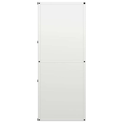 Brennholzregal Weiß 40x30x75 cm Kaltgewalzter Stahl