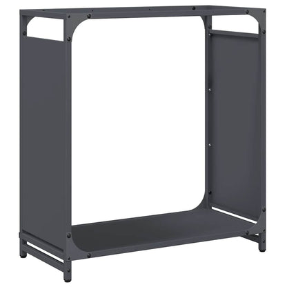 Brennholzregal Anthrazit 60x28x65 cm Kaltgewalzter Stahl