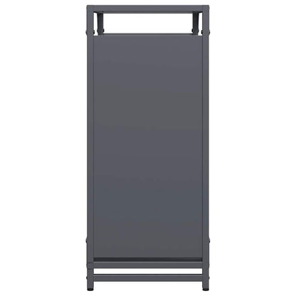 Brennholzregal Anthrazit 60x28x65 cm Kaltgewalzter Stahl