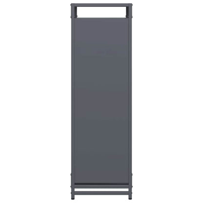 Brennholzregal Anthrazit 44x28x90 cm Kaltgewalzter Stahl