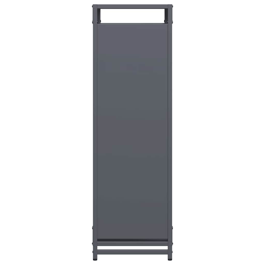 Brennholzregal Anthrazit 60x28x90 cm Kaltgewalzter Stahl