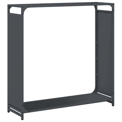 Brennholzregal Anthrazit 90x28x90 cm Kaltgewalzter Stahl