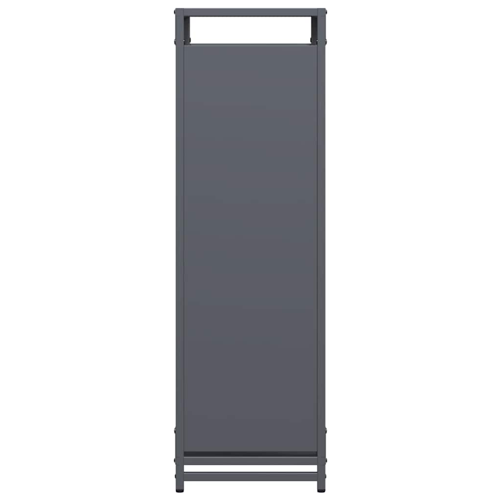 Brennholzregal Anthrazit 90x28x90 cm Kaltgewalzter Stahl