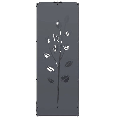 Brennholzregal Anthrazit 40x30x80 cm Kaltgewalzter Stahl